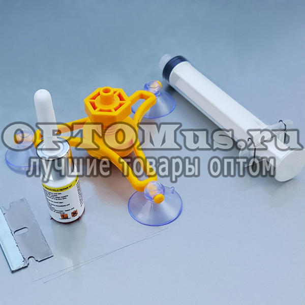 Набор для ремонта автостекол Windshield Repair Kit